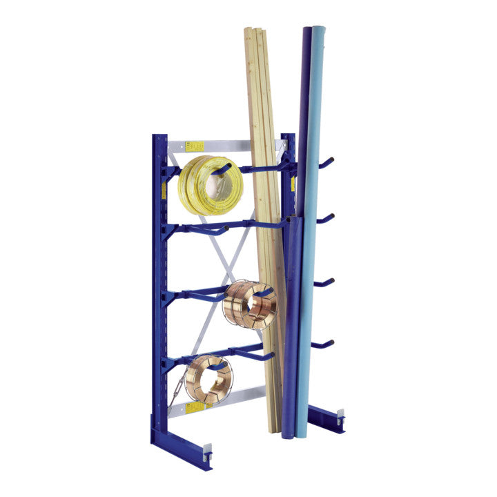 Tragarmregale zur Einlagerung von Rollenware und Langgut