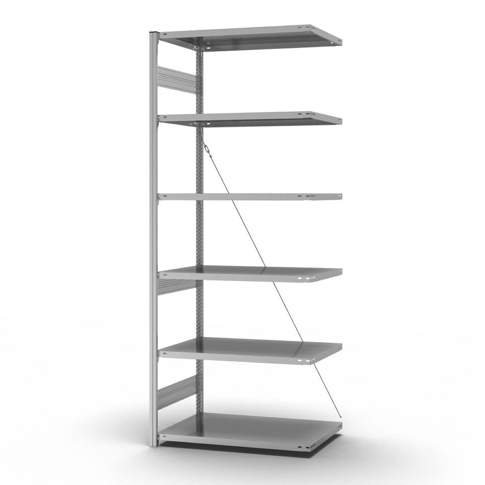 Fachbodenregal Anbauregal 6 Lagerebenen Fachlast 240 kg