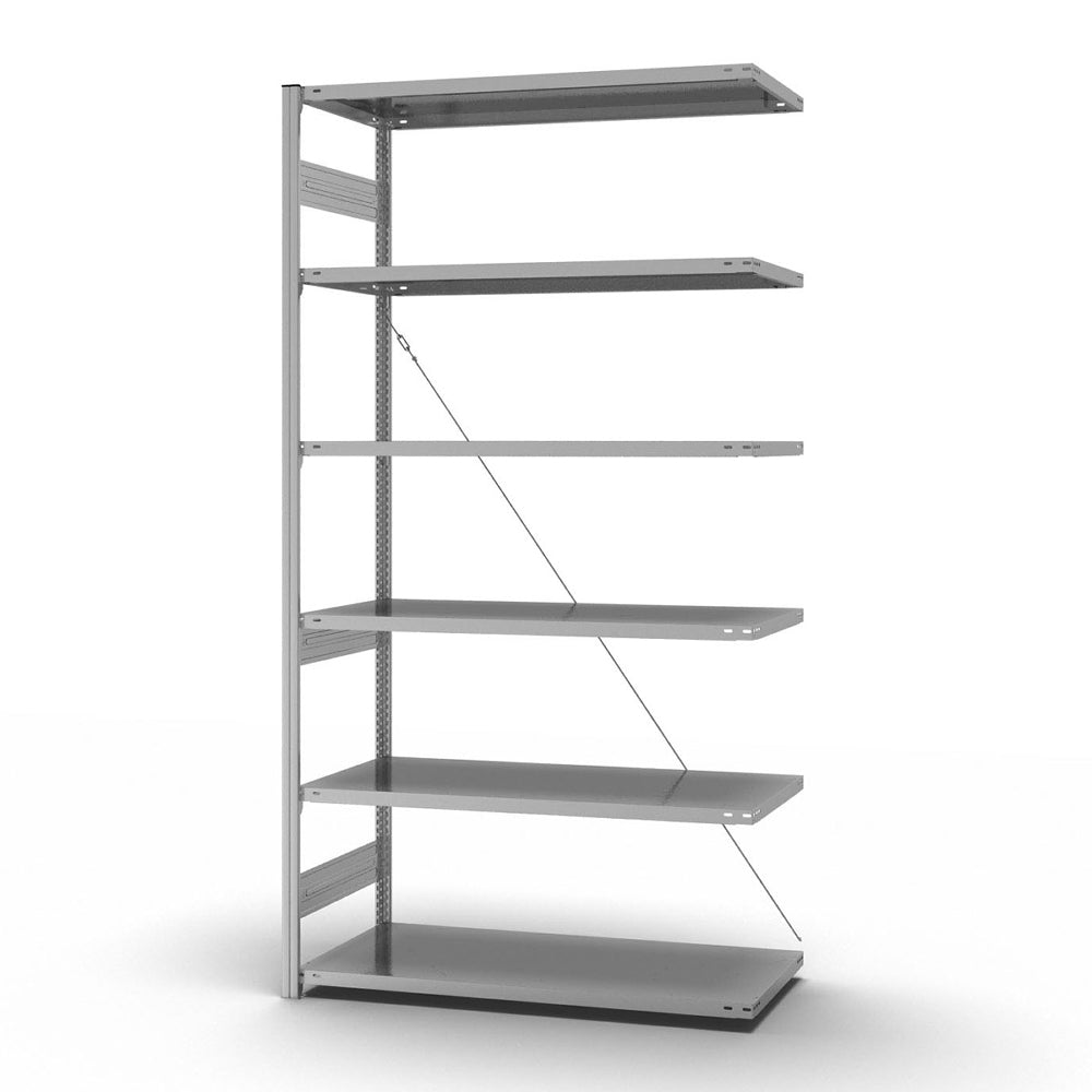 Fachbodenregal Anbauregal 6 Lagerebenen Fachlast 240 kg