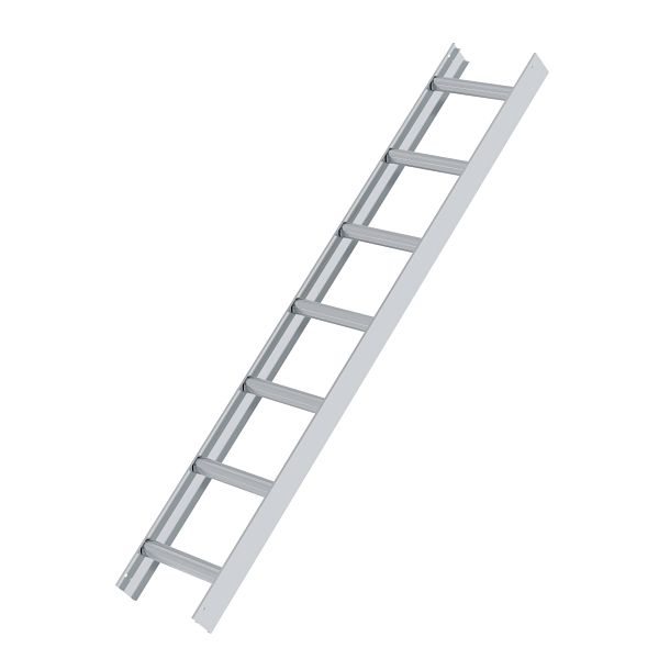 Dachleiter aus Aluminium mit 7 Sprossen