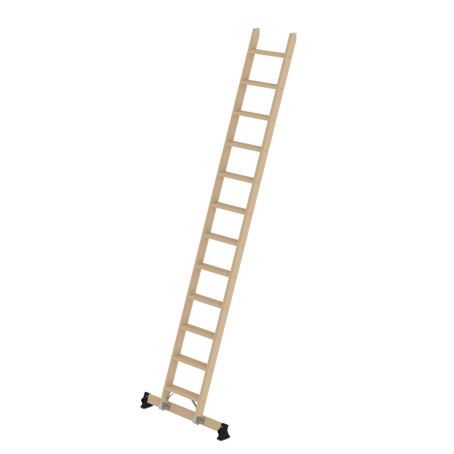 Anlegeleiter aus Holz mit 12 Stufen von MUNK
