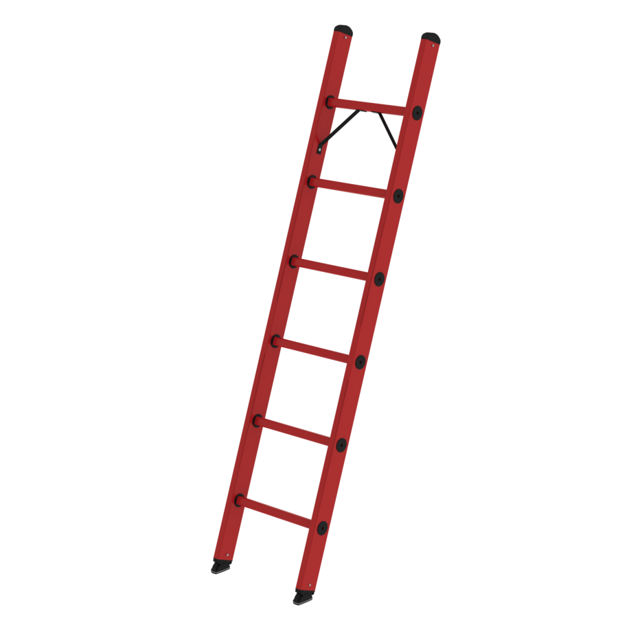 Sprossenleiter Anlegeleiter GFK 420 mm breit