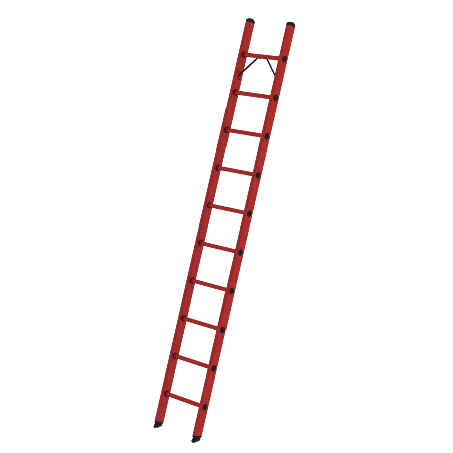 Sprossenleiter Anlegeleiter GFK 420 mm breit