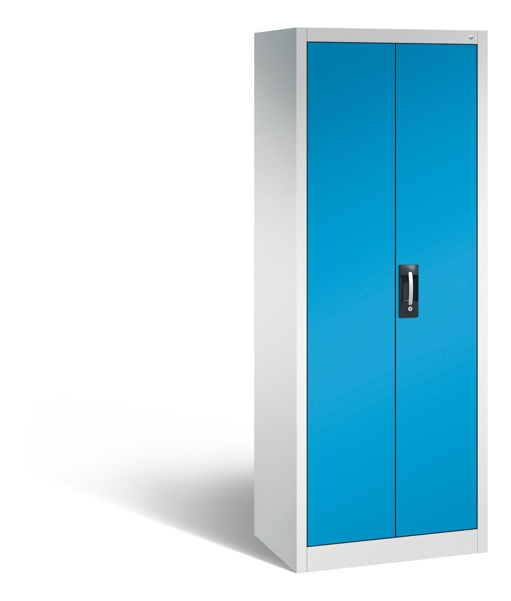Flügeltürenschrank blau