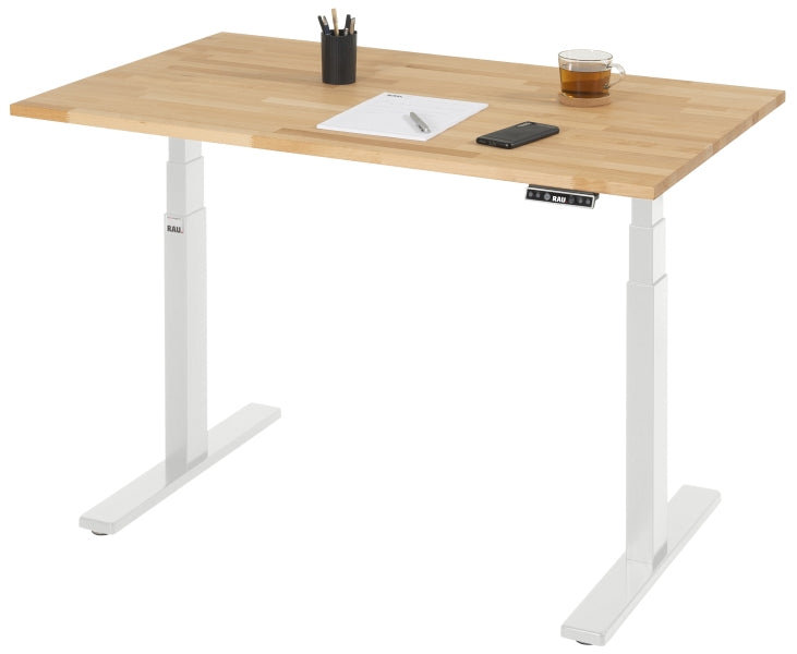 Schreibtisch höhenverstellbar | B1250xT800xH650-1300mm | Serie ADLATUS