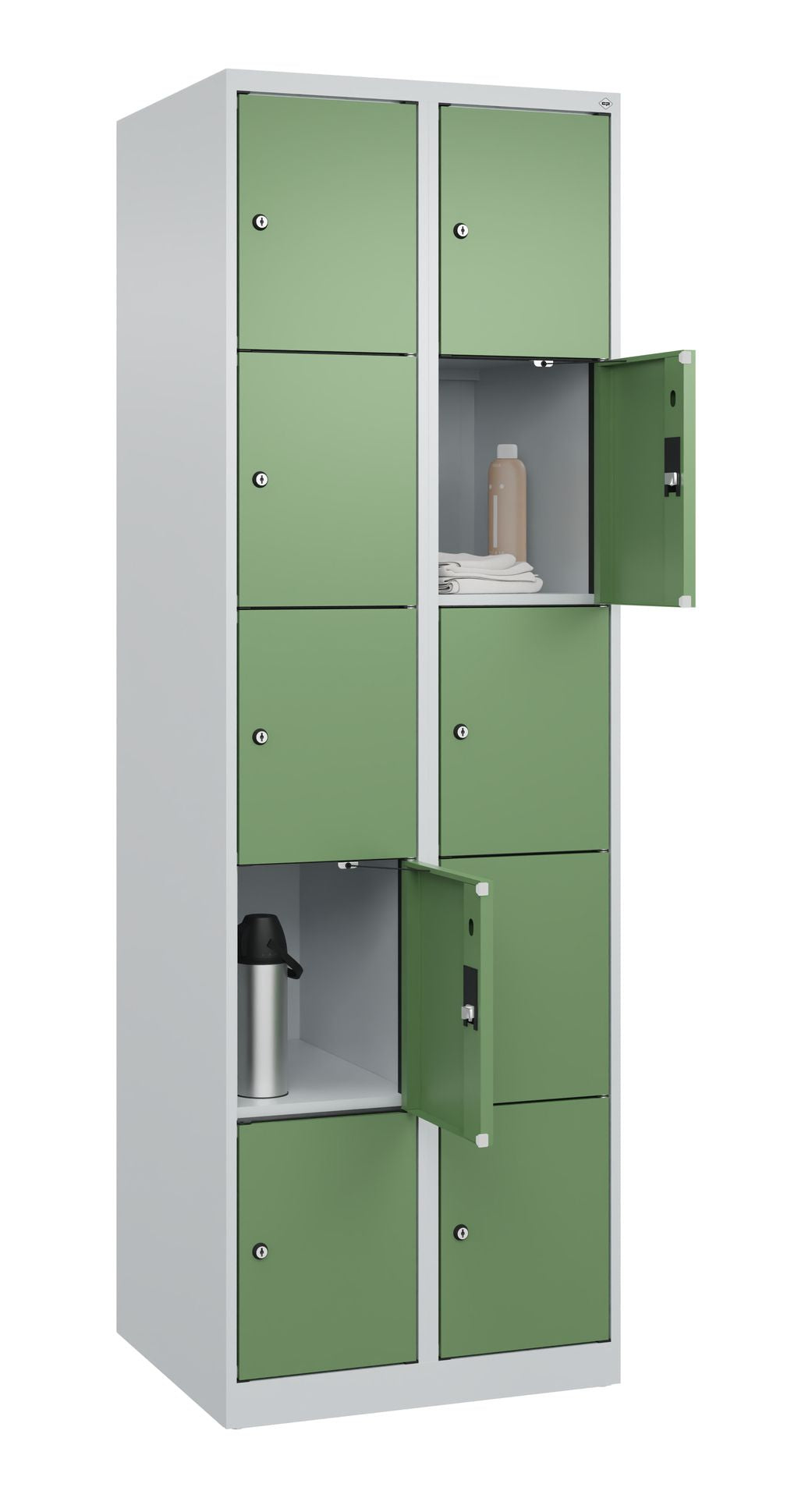 Schließfachschrank Evolo Plus – Metall-Spind mit wählbaren Fächern & Farben