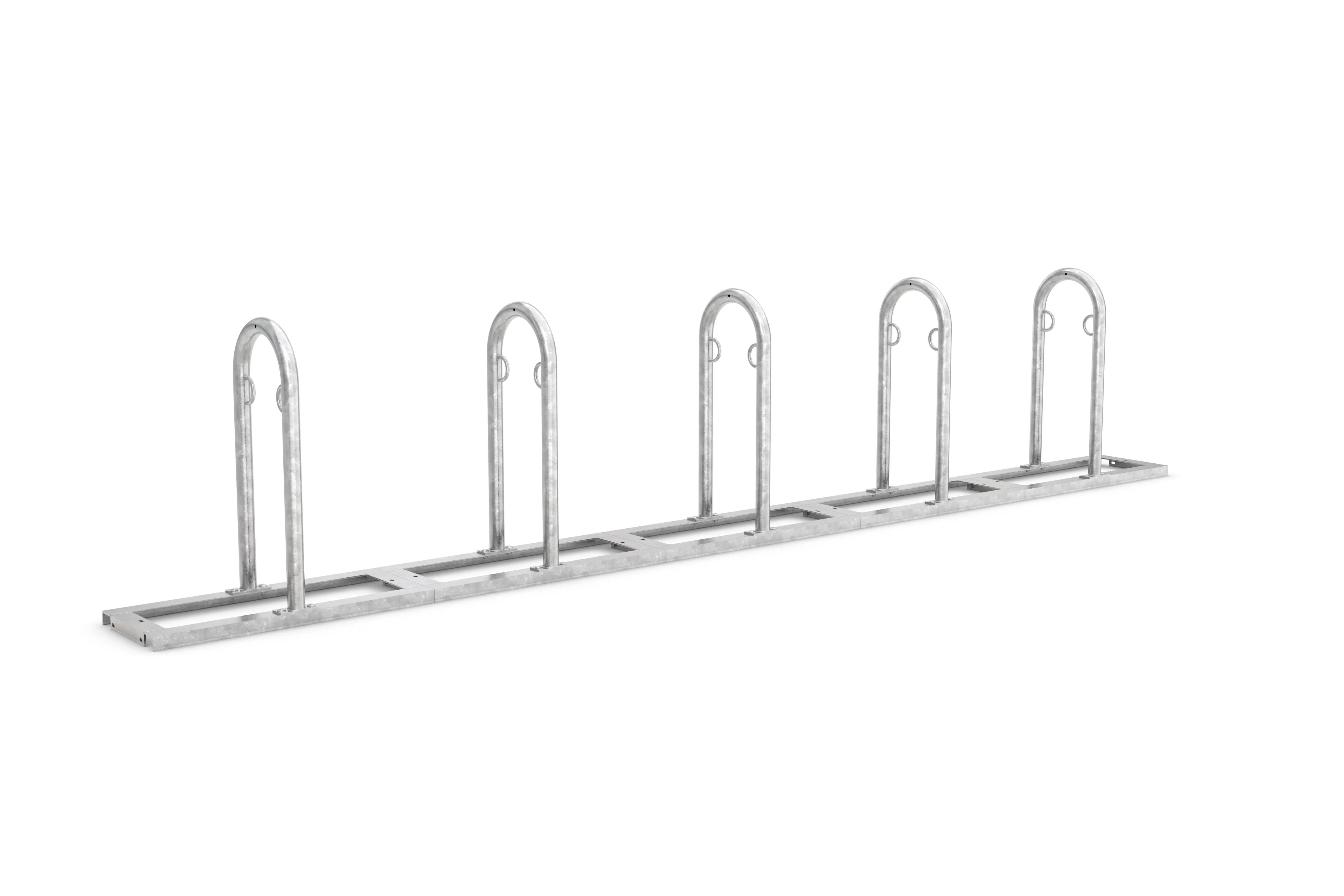 Fünf Anlehnmöglichkeiten aus Stahl