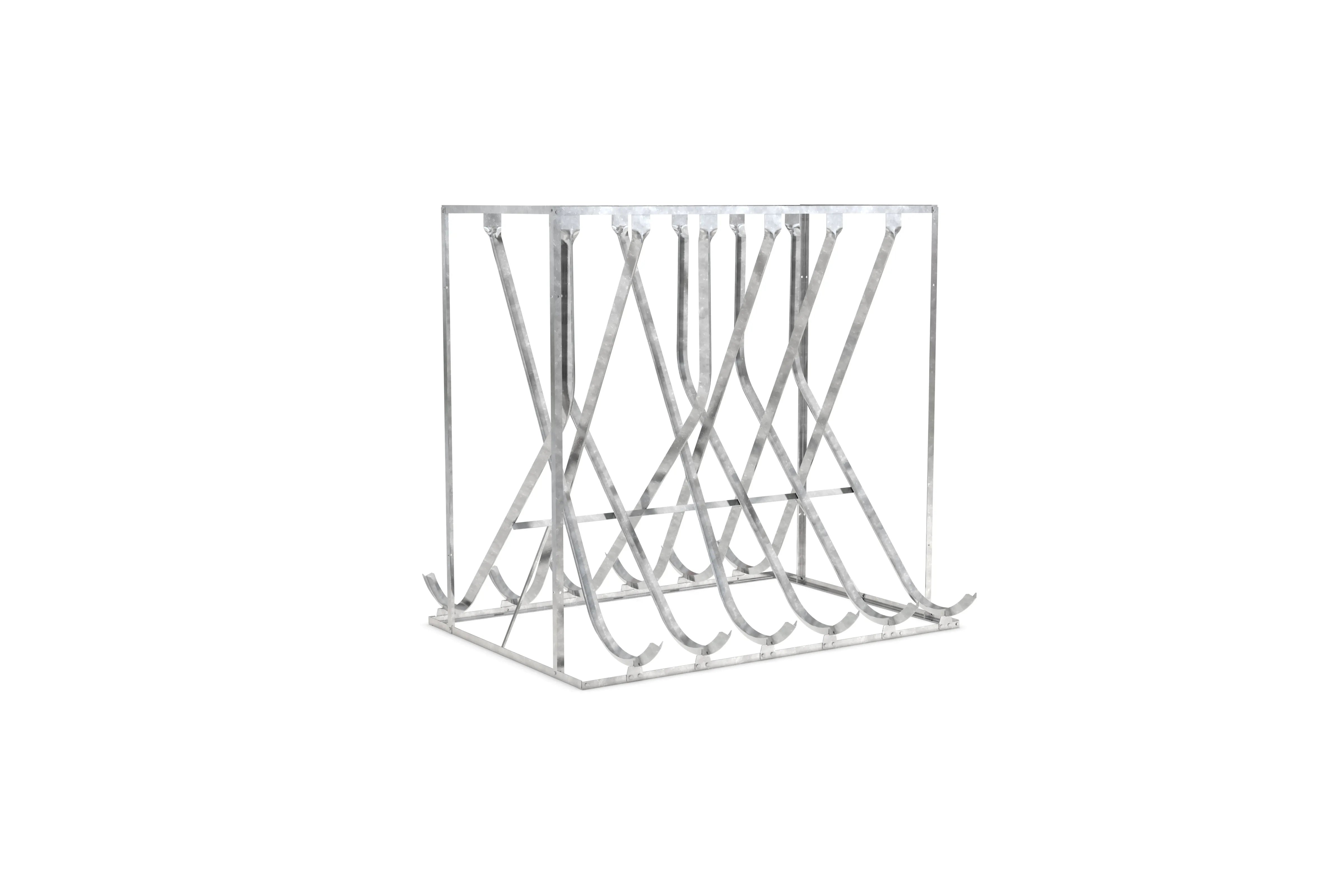 12 gegenüberliegende Abstellmöglichkeiten