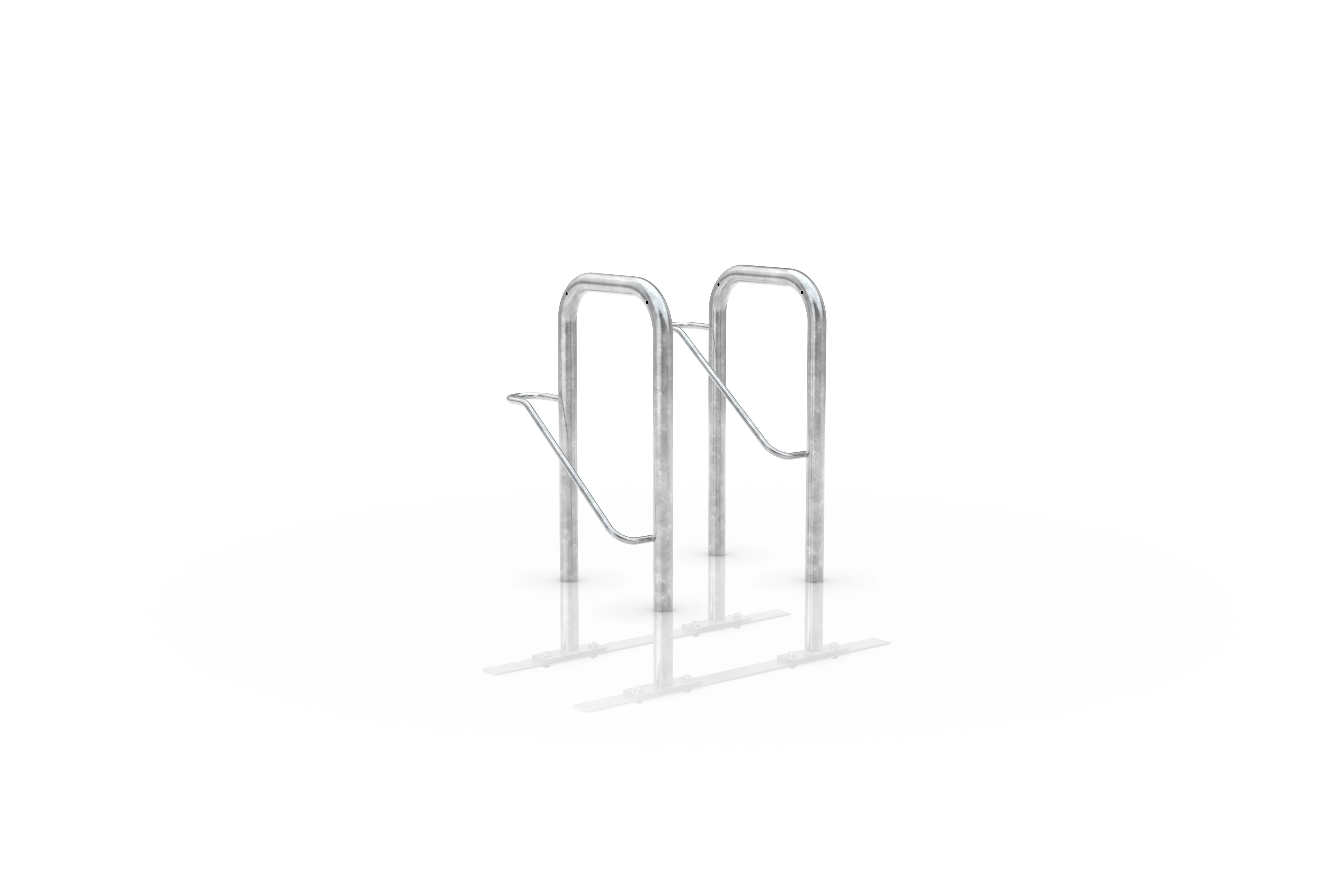 Anlehnbügel Vorderradhalterungen 2 Stützen