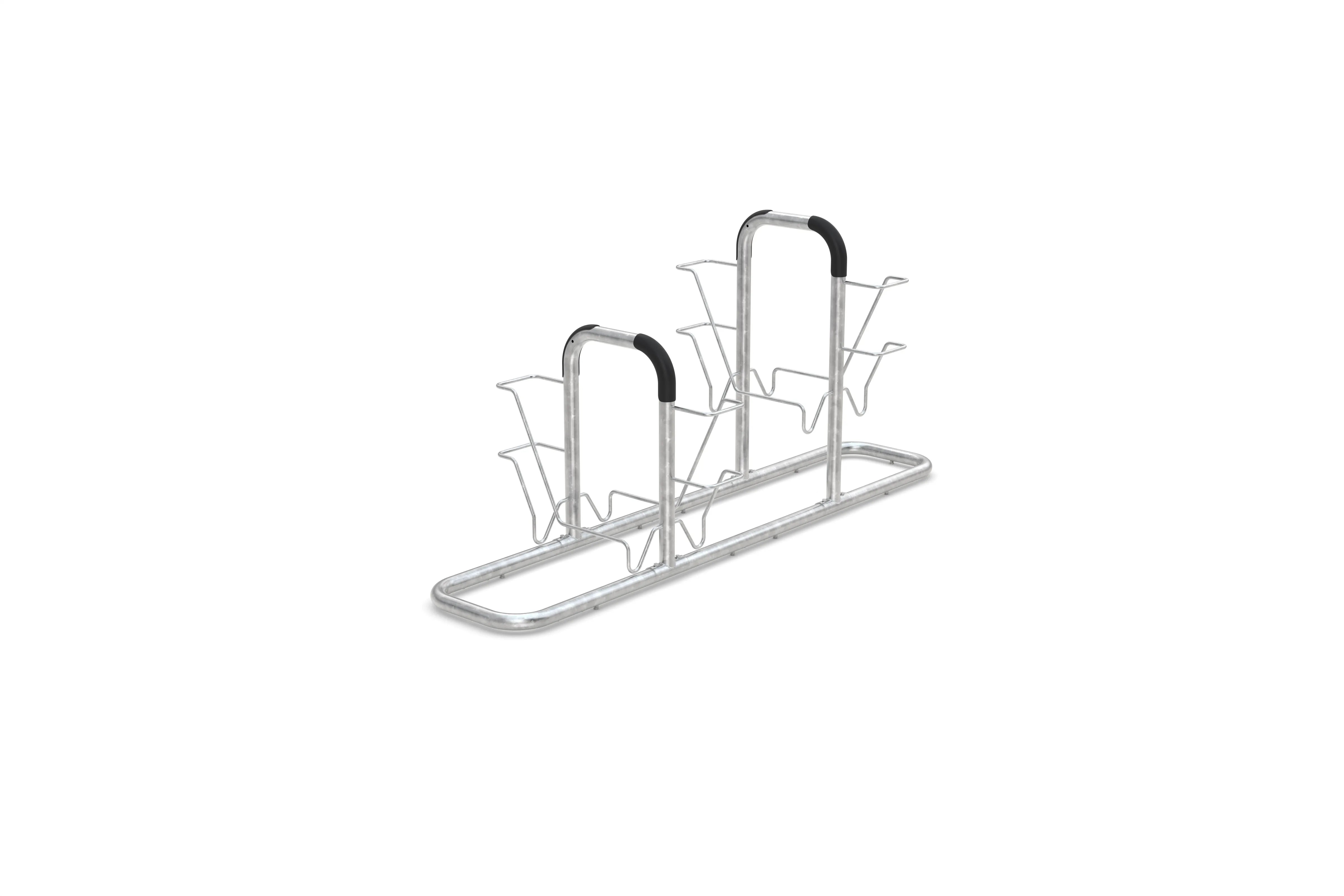Fahrrad-Lean-To-System als Anlehnparker | Vorderradhalter