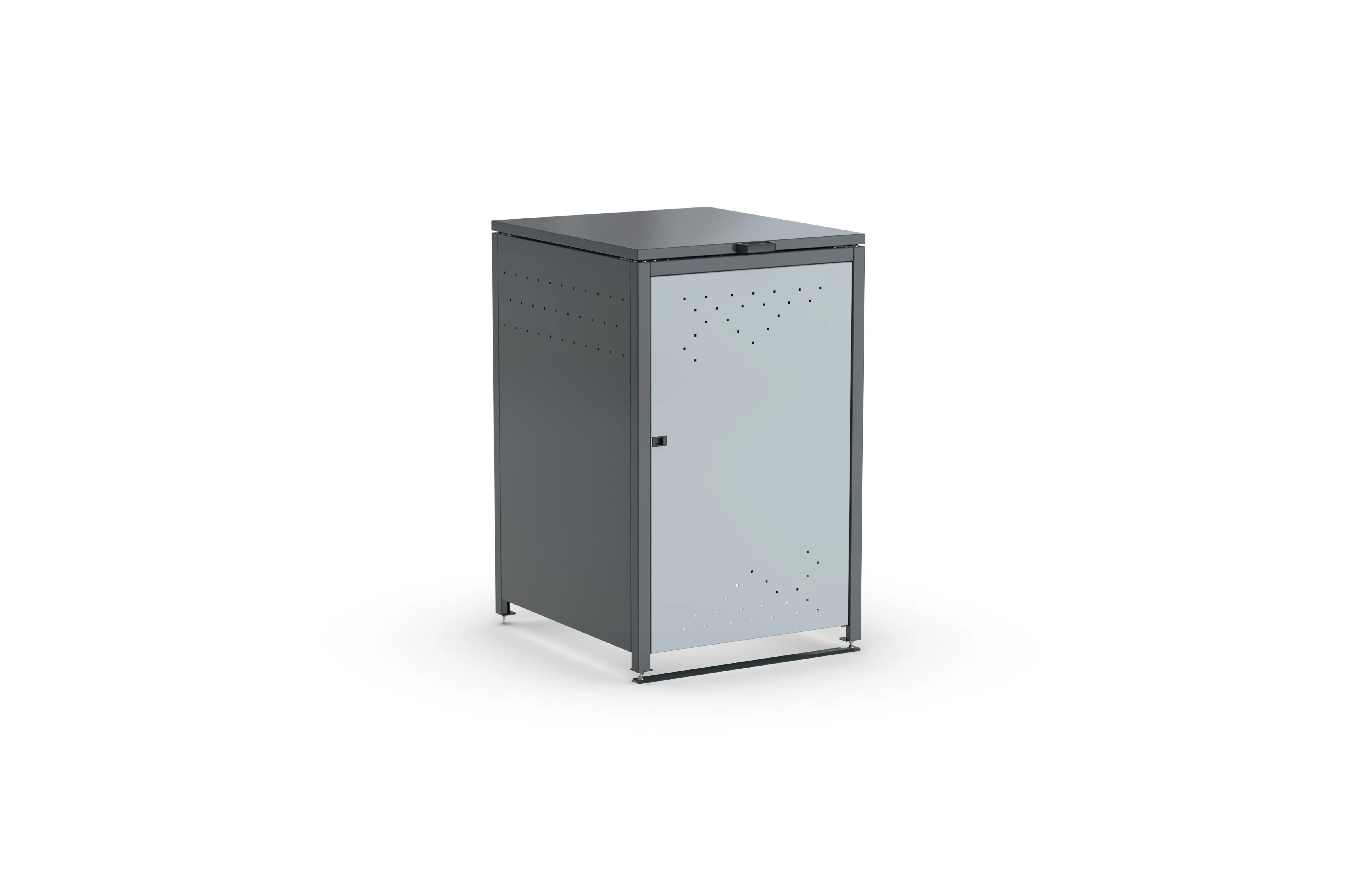 Mülltonnenbox geschlossen
