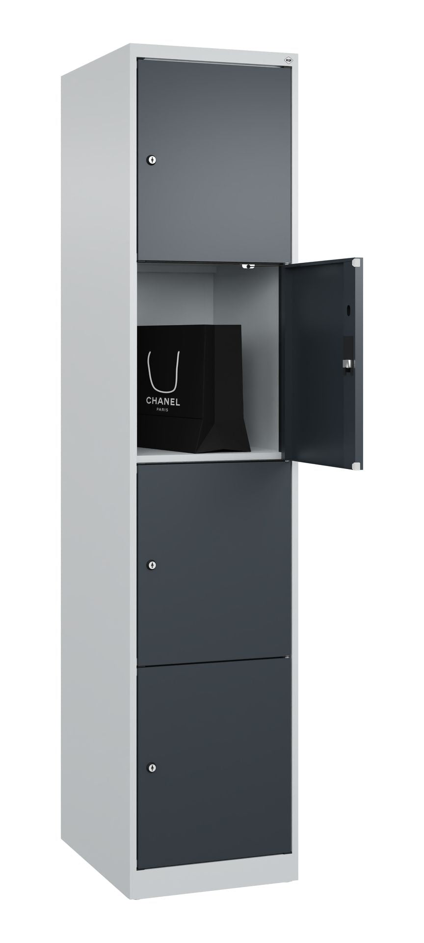 Schließfachschrank Evolo Plus – Metall-Spind mit wählbaren Fächern & Farben