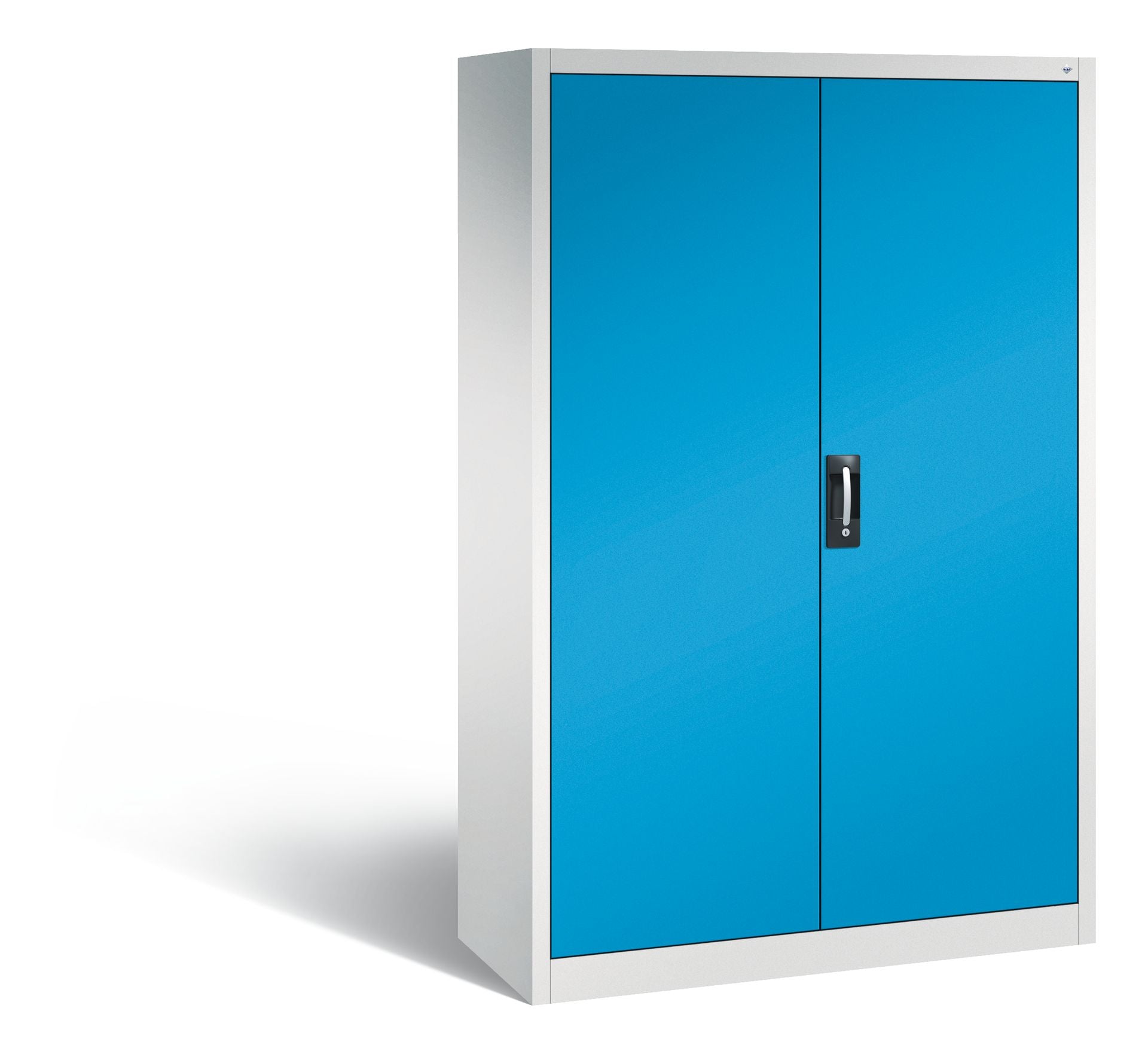 Flügeltürenschrank blau