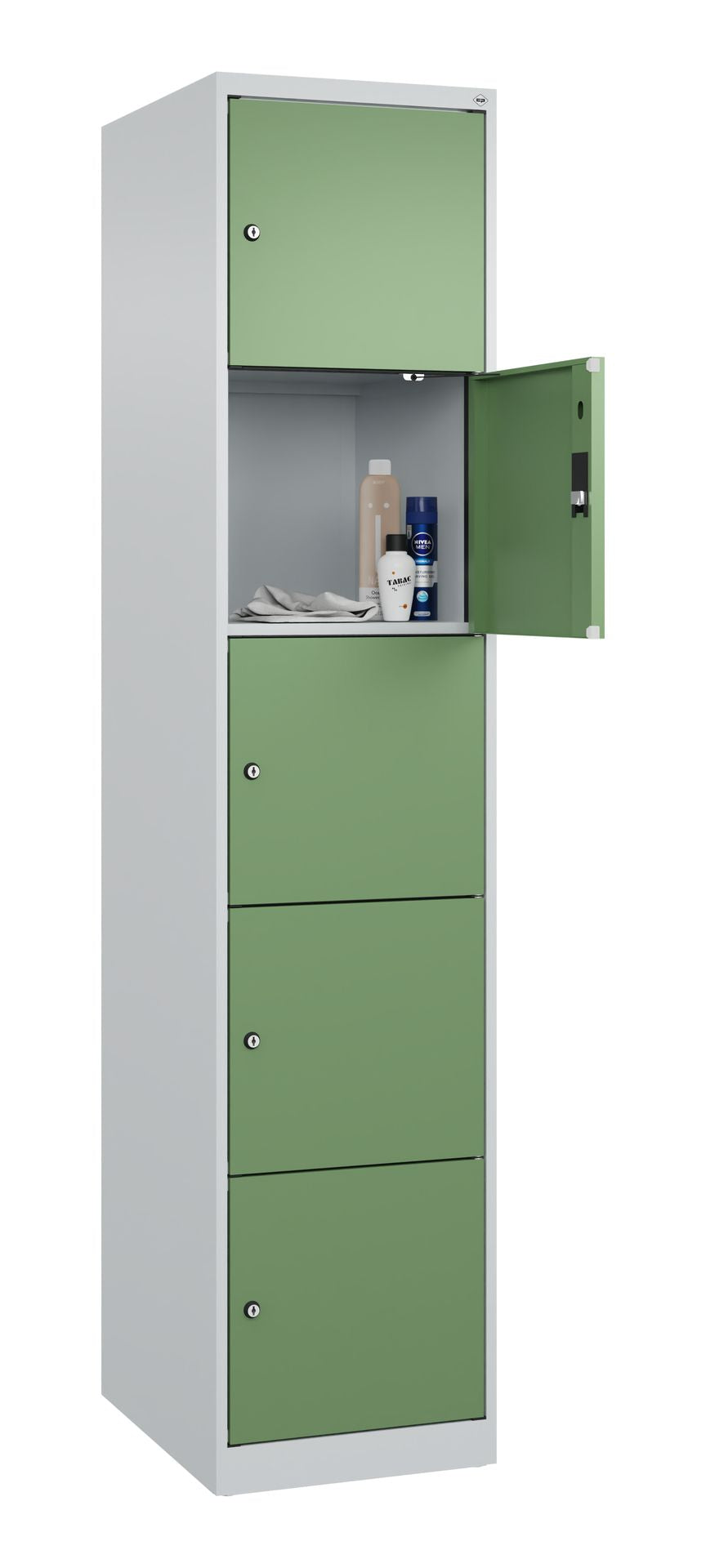Schließfachschrank Evolo Plus – Metall-Spind mit wählbaren Fächern & Farben