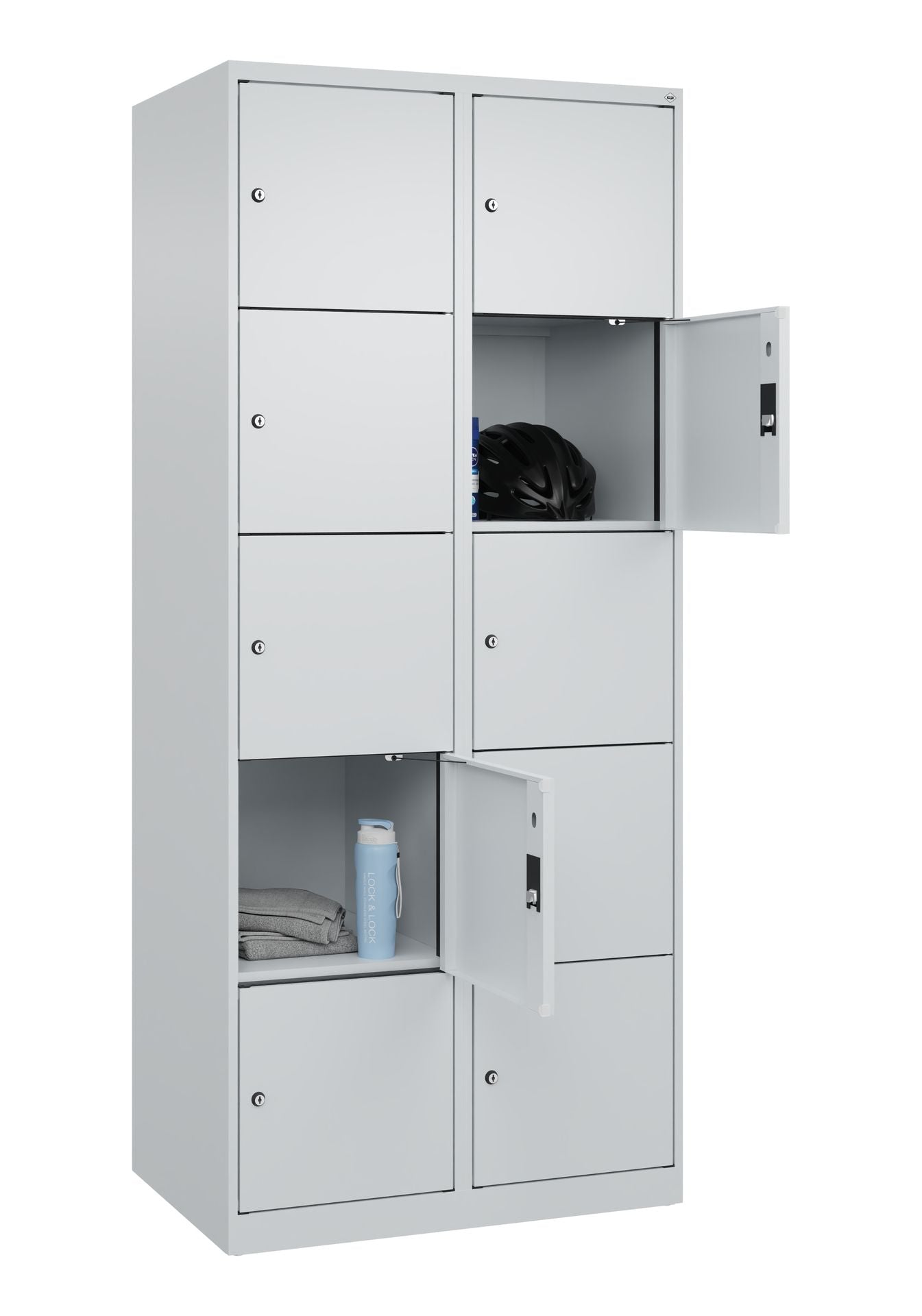 Schließfachschrank Evolo Plus – Metall-Spind mit wählbaren Fächern & Farben