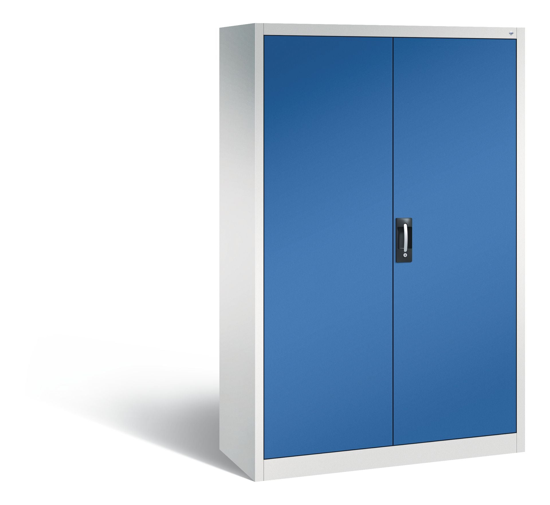 Flügeltürenschrank blau