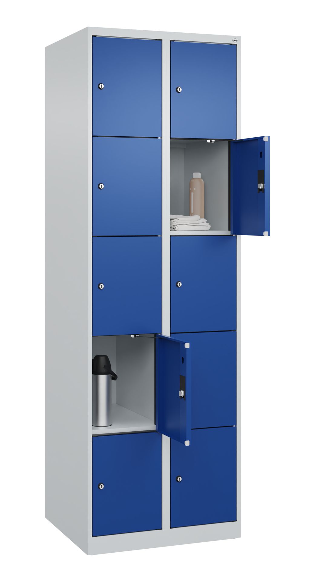 Schließfachschrank Evolo Plus – Metall-Spind mit wählbaren Fächern & Farben