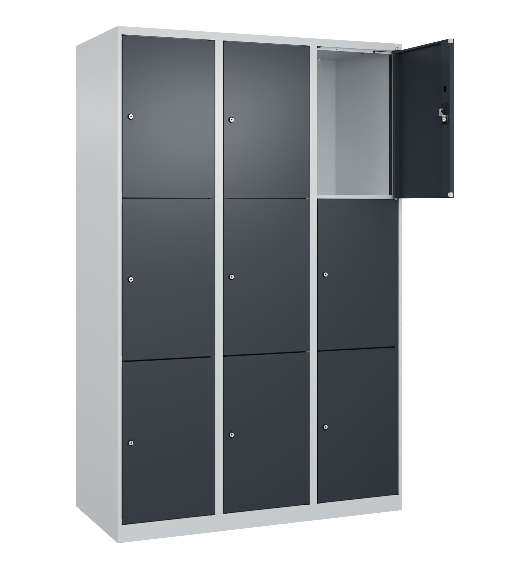 Schließfachschrank Evolo Plus – Metall-Spind mit wählbaren Fächern & Farben