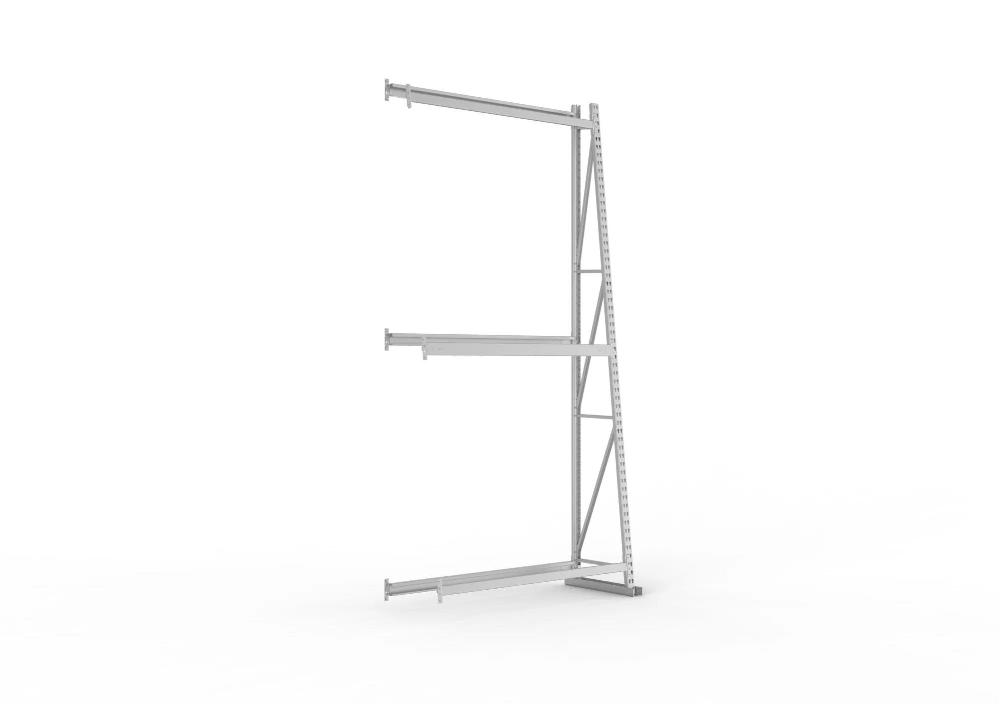 Profillagerregal Vertikalregal Anbauregal einseitig light in verzinkt