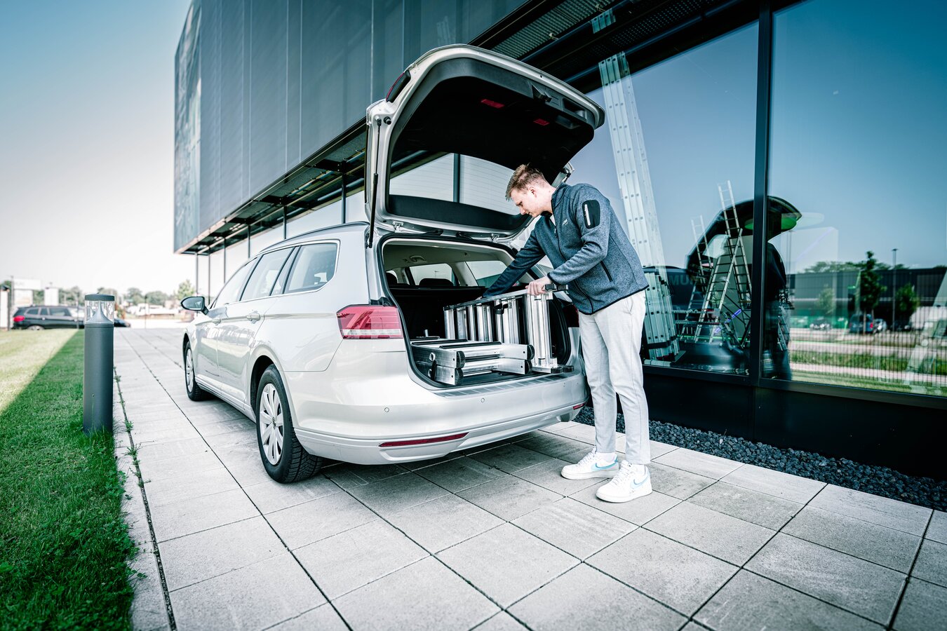 Haushaltsleiter beidseitig