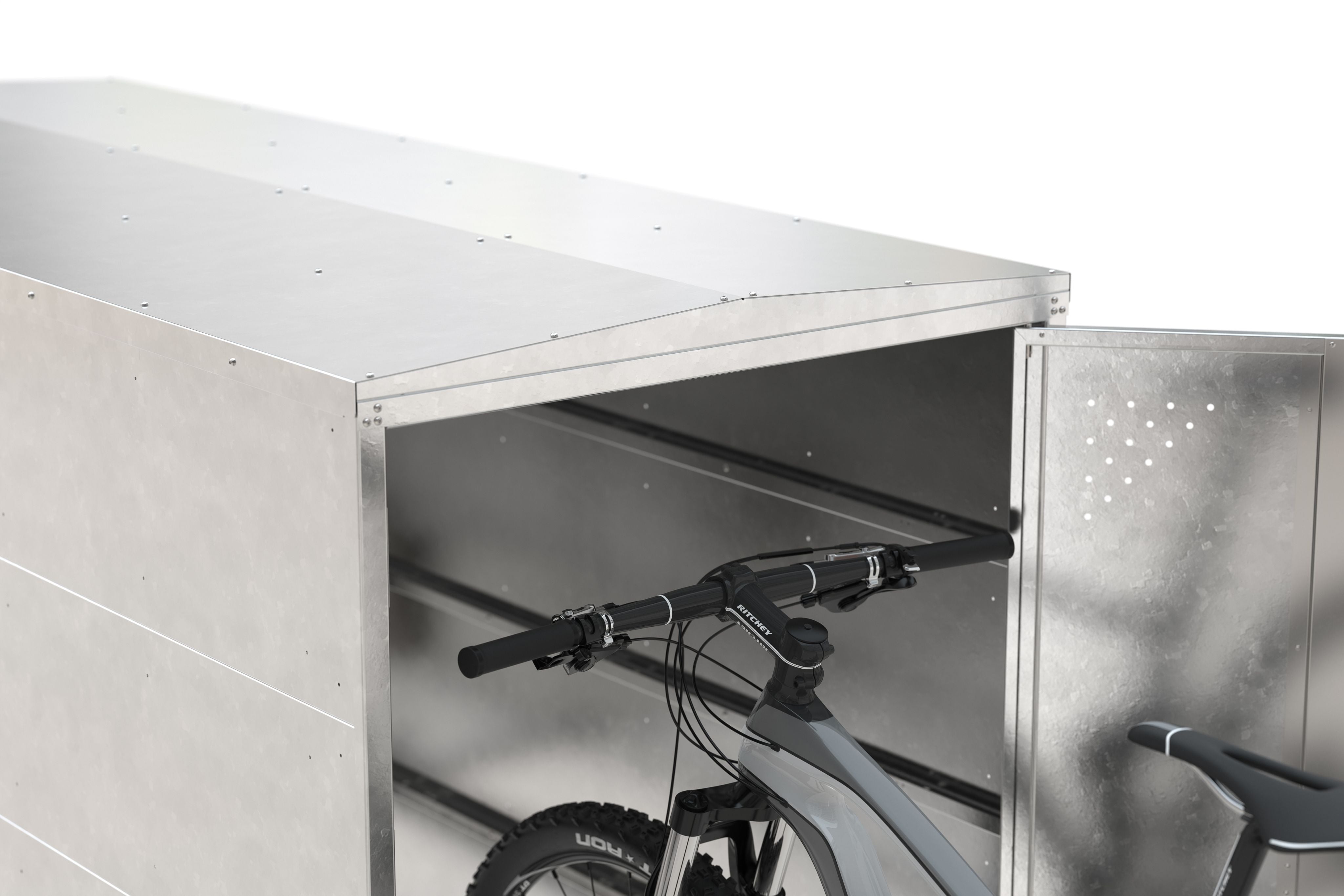 Fahrradgarage von oben