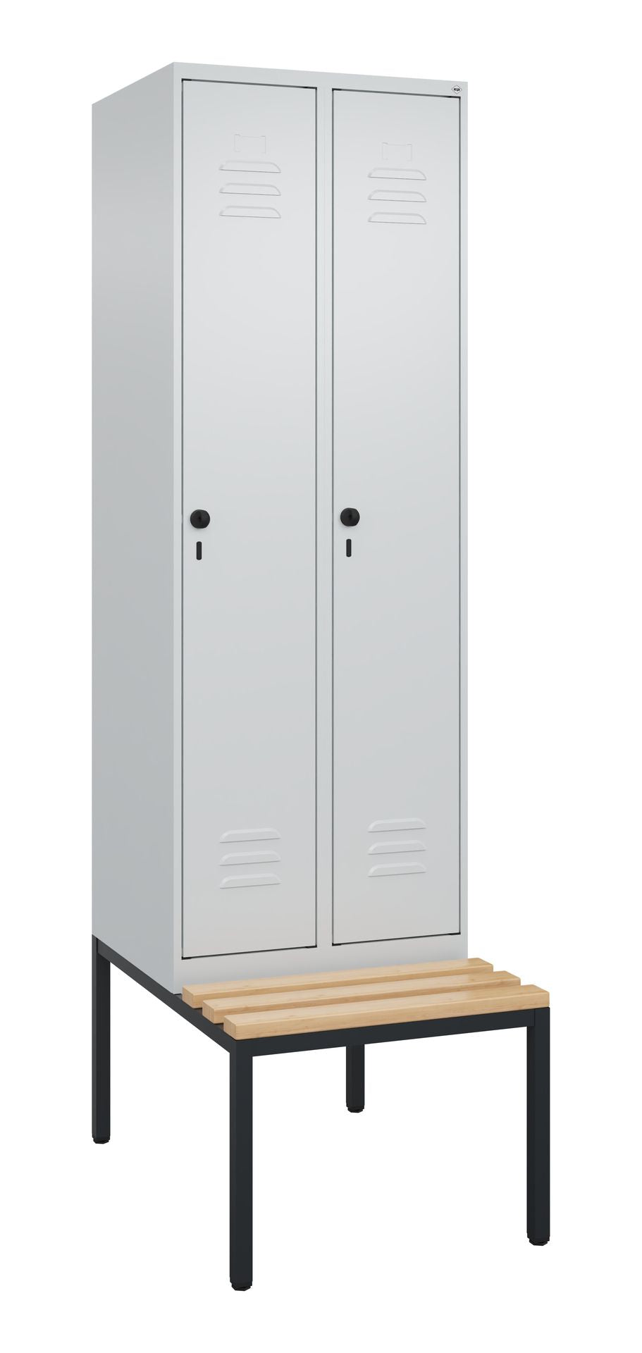 Spind 2 Abteile mit Sitzbank