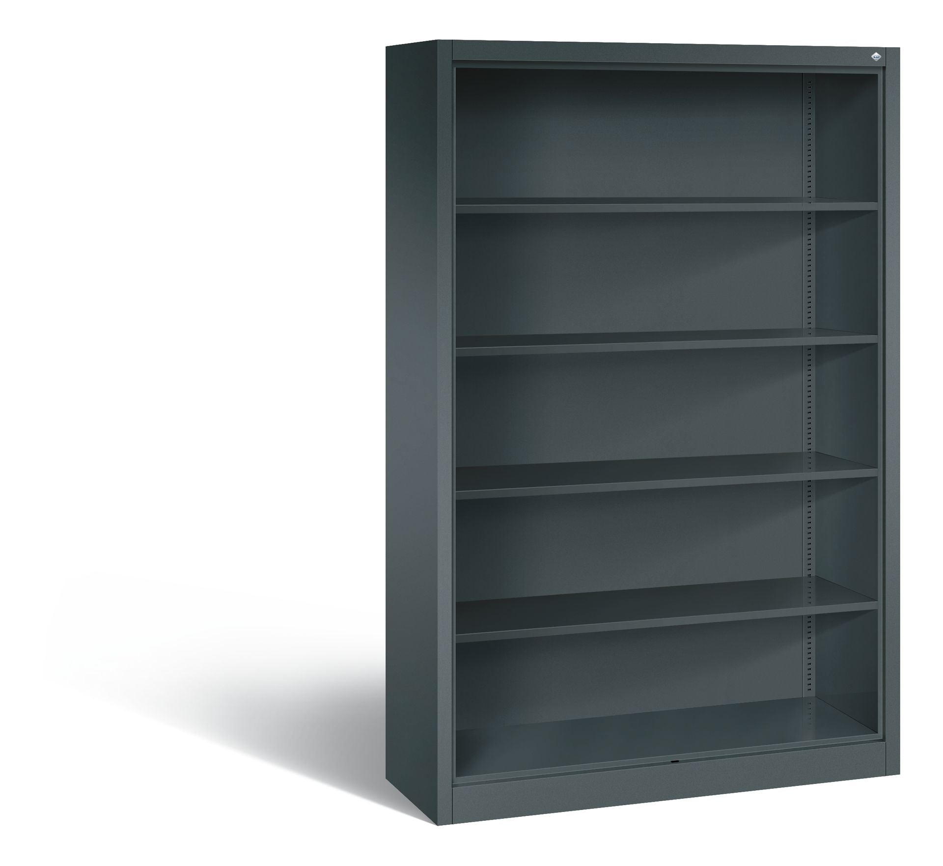 Stahlregal Büroregal mit Rückwand in Anthrazit