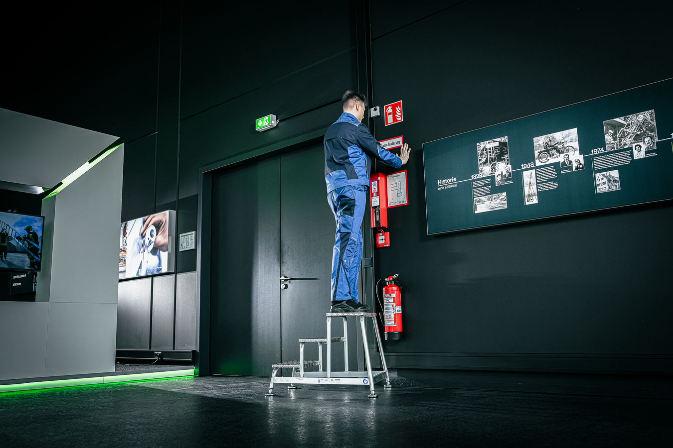 Arbeitspodest aus Aluminium starr