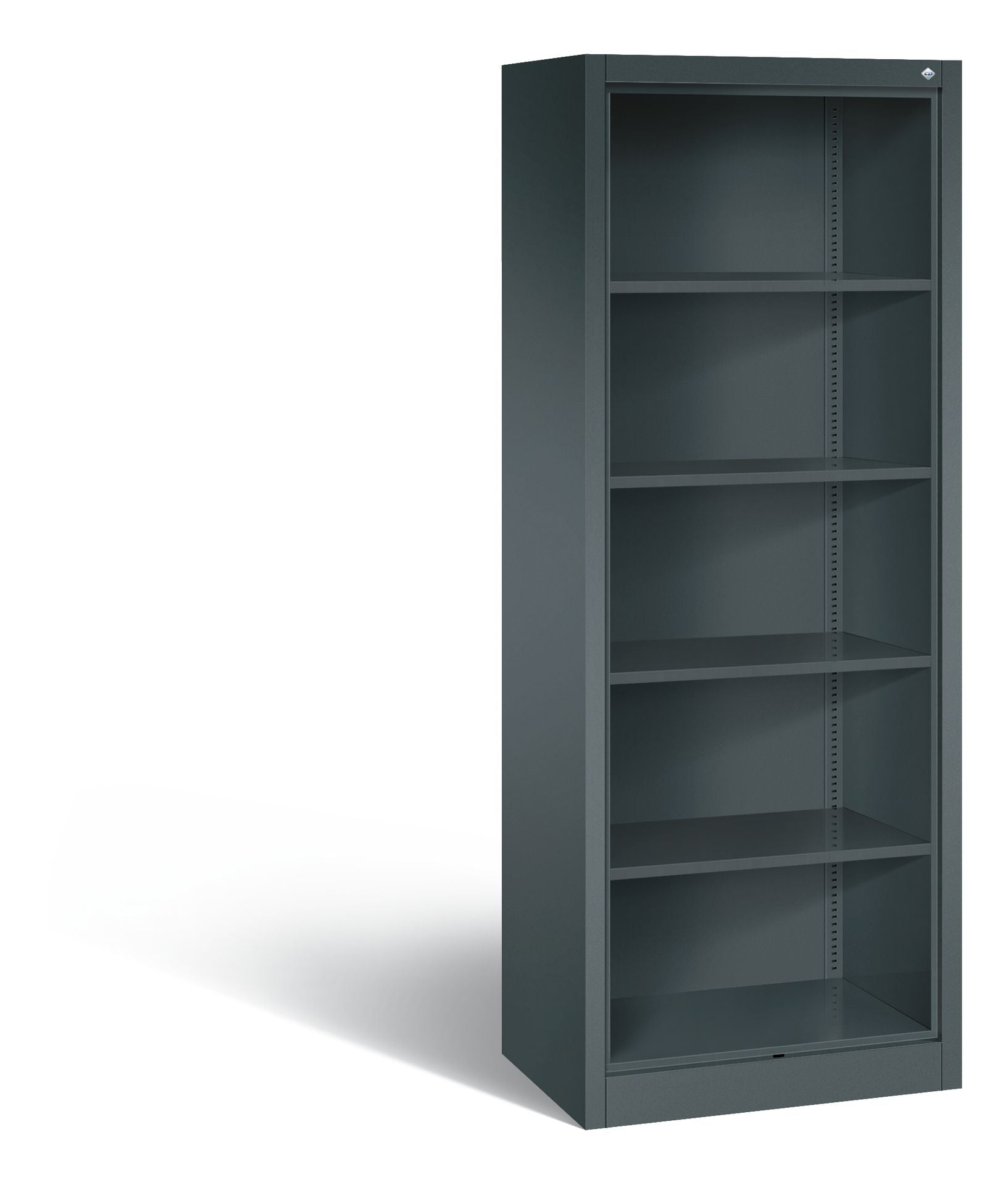 Stahlregal Büroregal mit Rückwand in Anthrazit