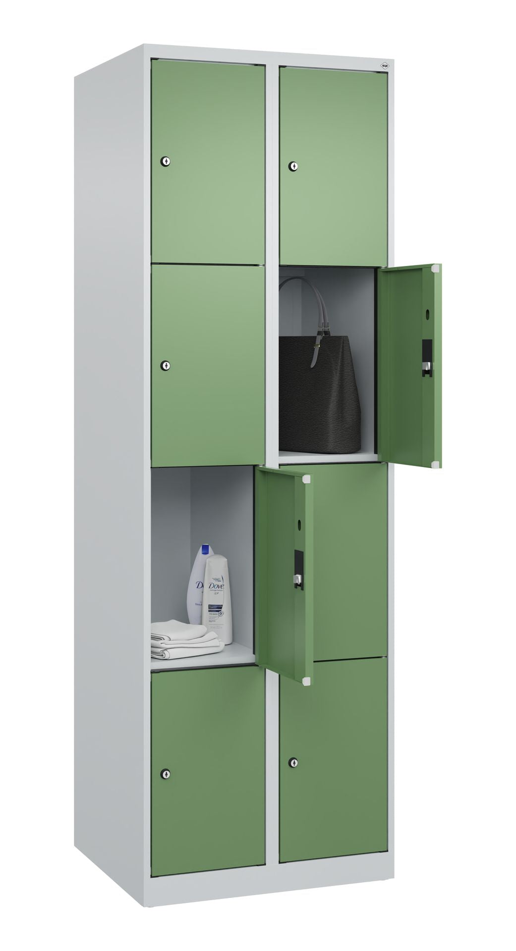 Schließfachschrank Evolo Plus – Metall-Spind mit wählbaren Fächern & Farben
