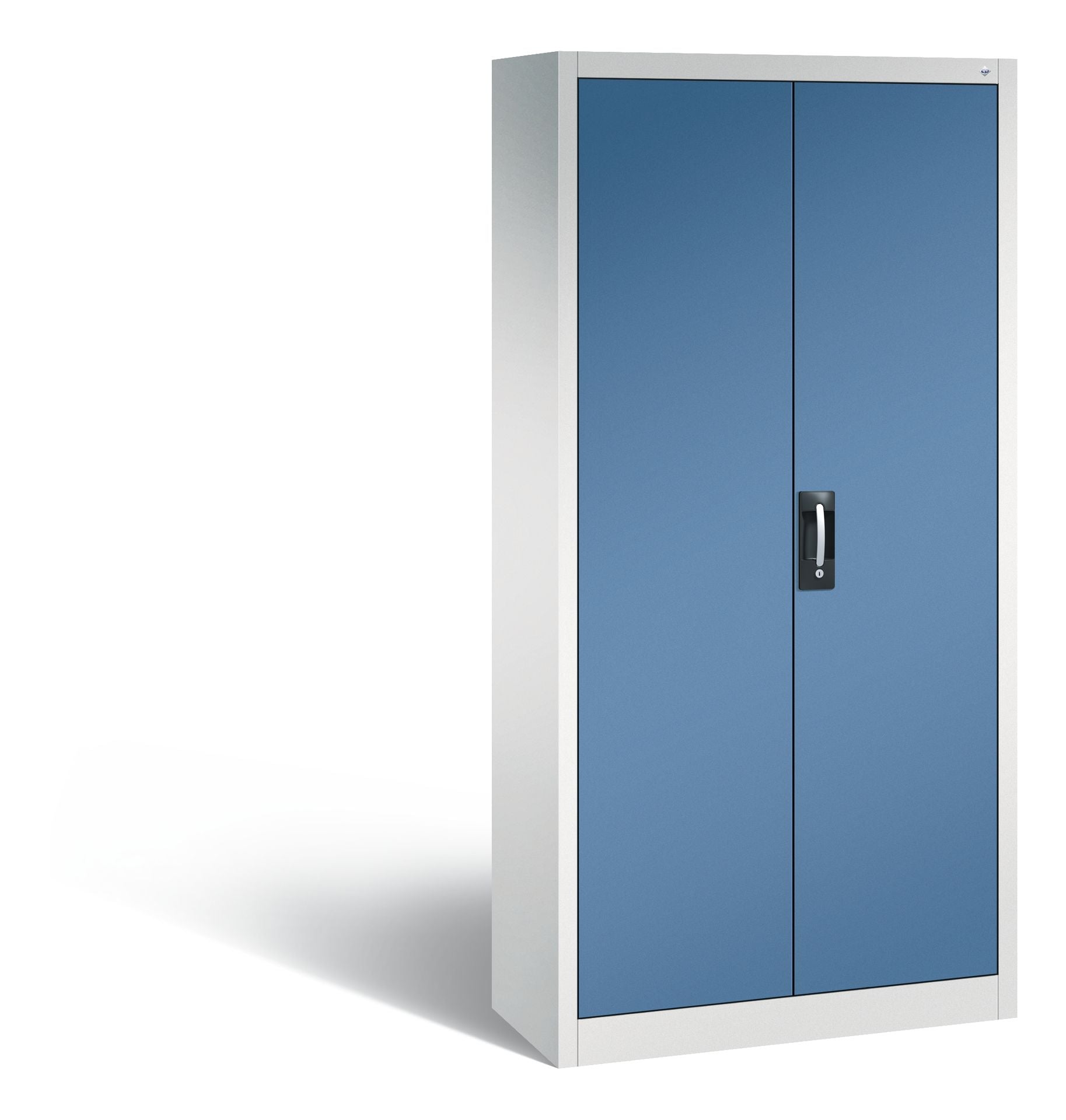 Flügeltürenschrank blau