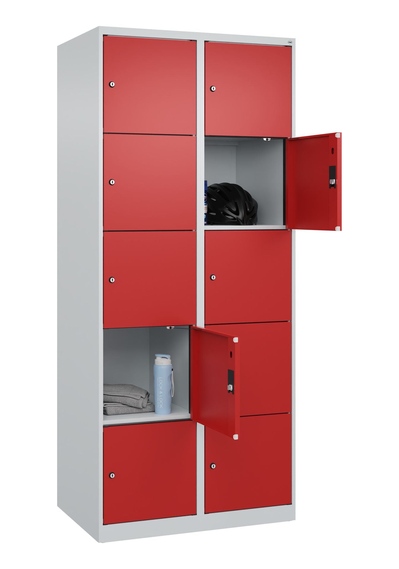 Schließfachschrank Evolo Plus – Metall-Spind mit wählbaren Fächern & Farben