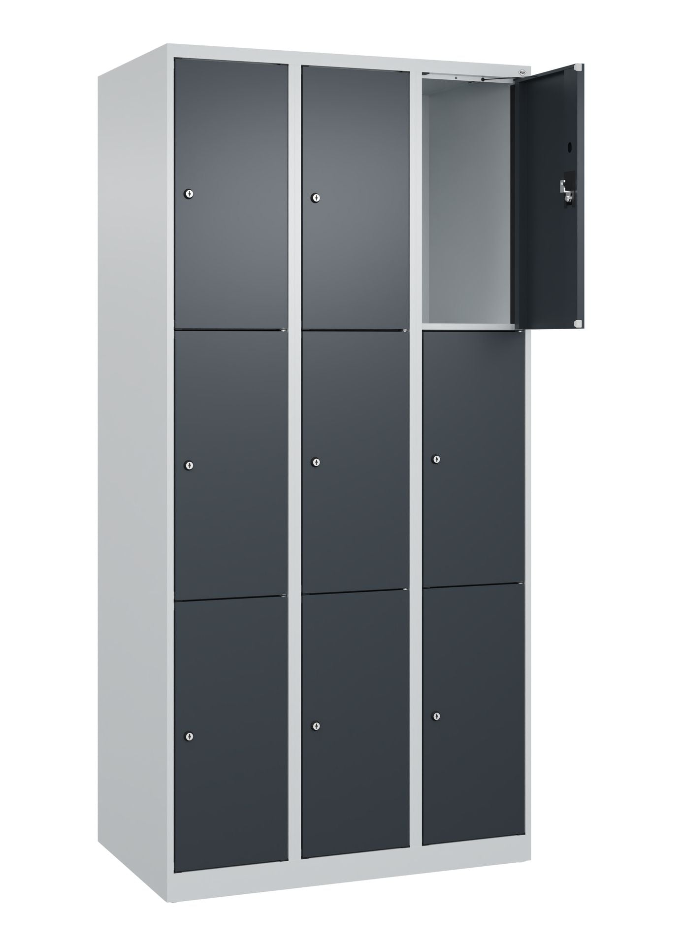 Schließfachschrank Evolo Plus – Metall-Spind mit wählbaren Fächern & Farben