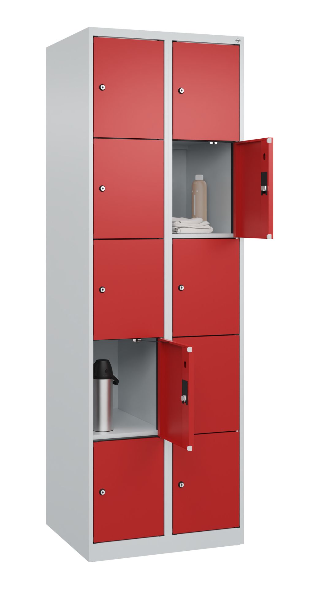 Schließfachschrank Evolo Plus – Metall-Spind mit wählbaren Fächern & Farben