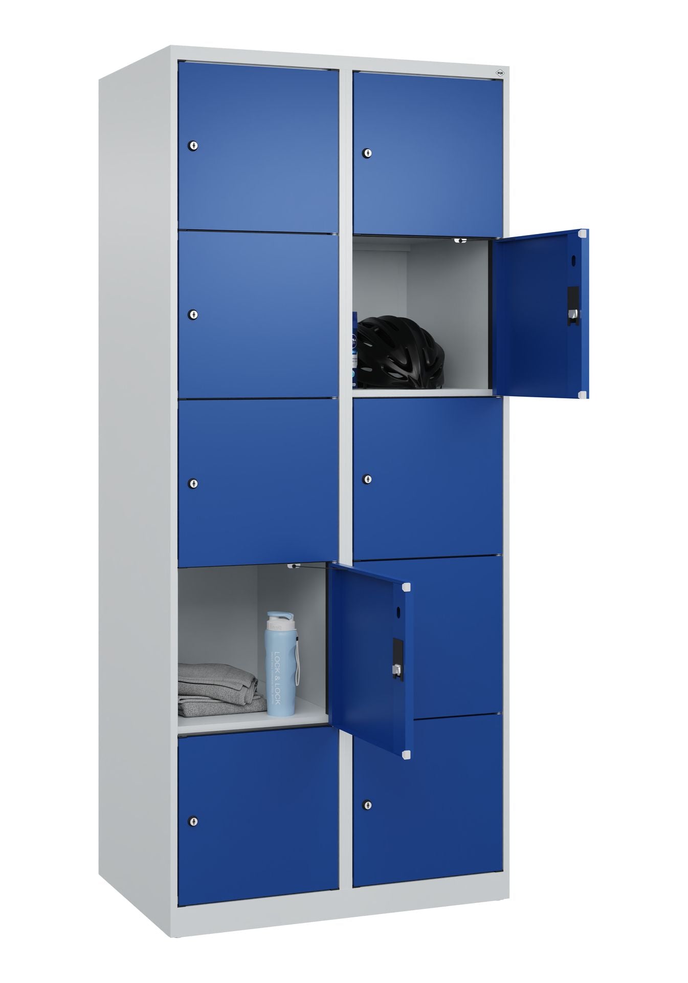 Schließfachschrank Evolo Plus – Metall-Spind mit wählbaren Fächern & Farben