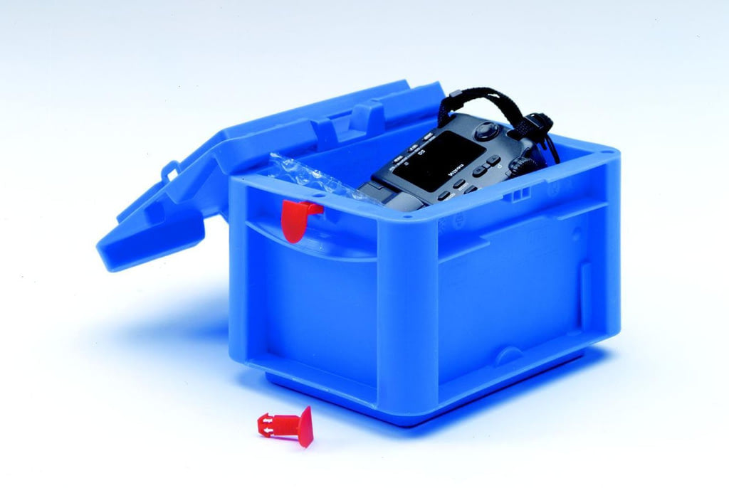 Eurostapelbehälter XL - mit einteiligem Klappdeckel und Schnappverschluss