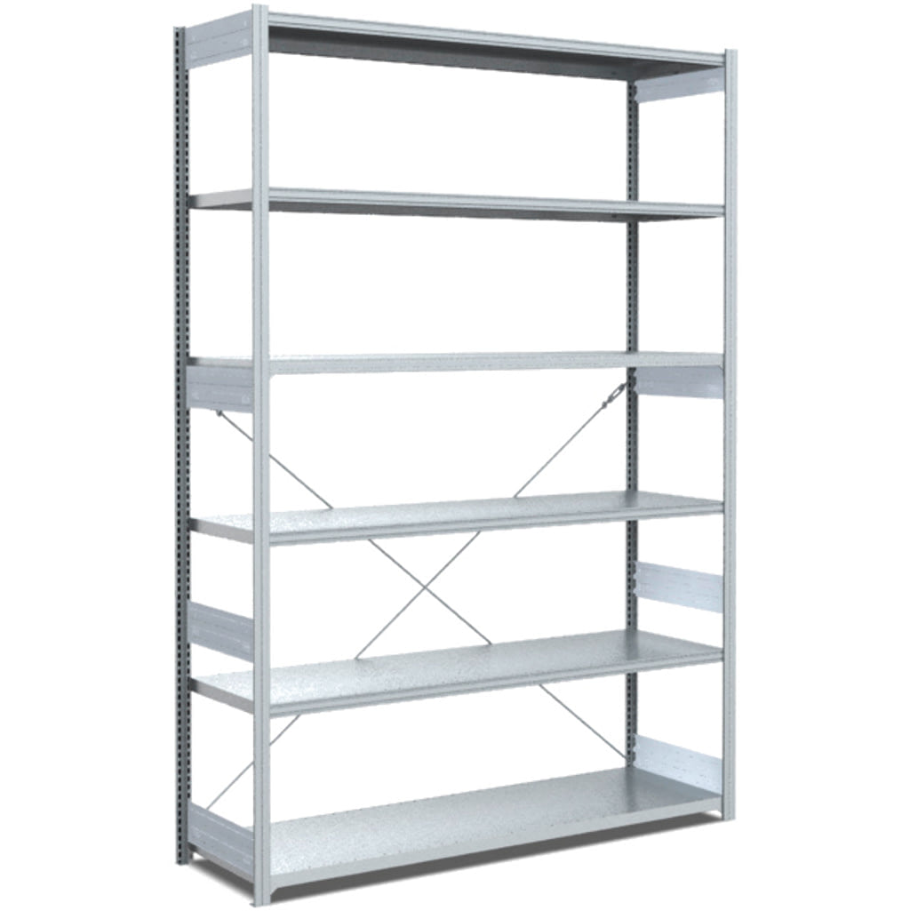 Fachbodenregale Typ M - Fachlast 200 kg Tiefe 500 mm