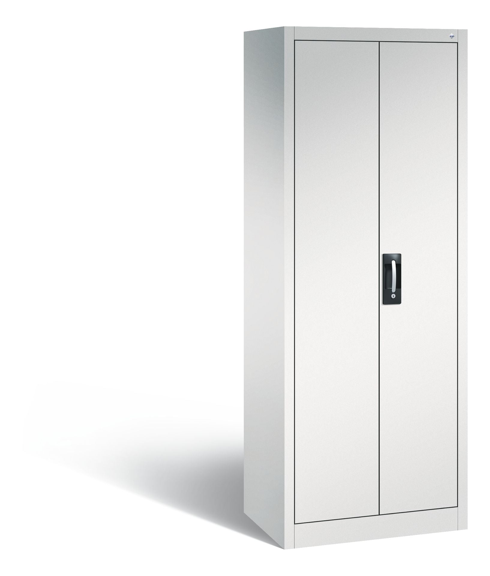 Flügeltürenschrank Acurado 700 mm Breite Außenansicht Lichtgrau