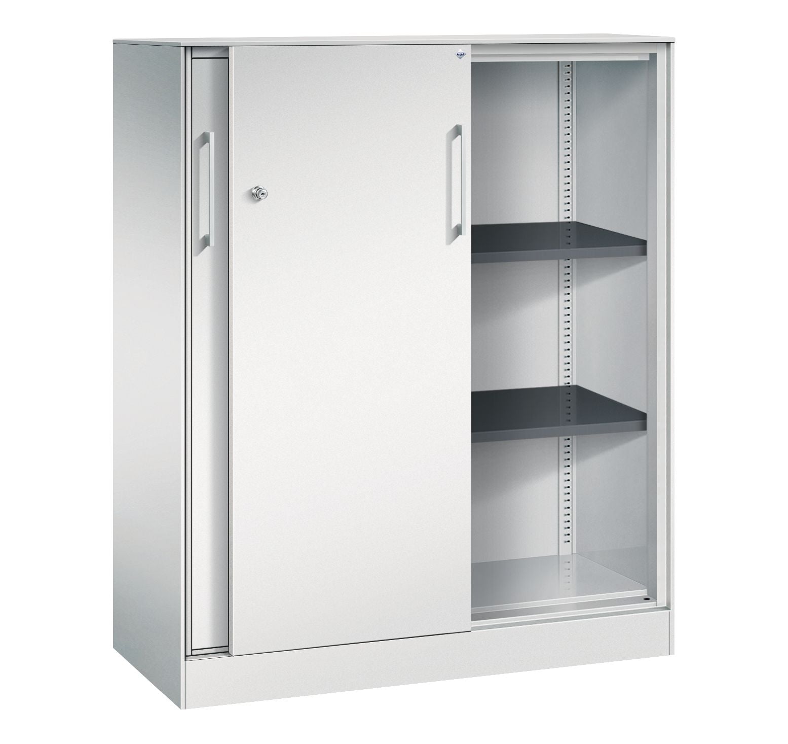 Schiebetürenschrank Innenansicht 1310 mm Höhe