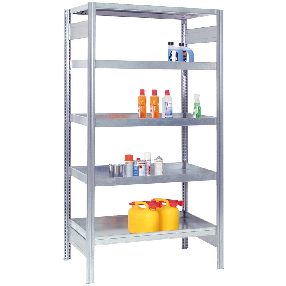 Umwelt-Anbauregal 200x100x60 cm Fachlast 150 kg Feldlast 2.000 kg