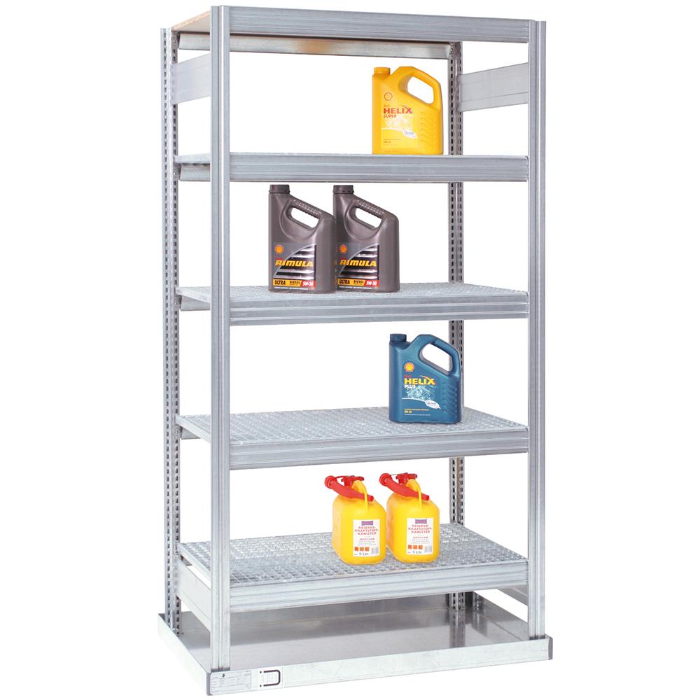 Umwelt-Anbauregal 200x100x60 cm Fachlast 150 kg Feldlast 2.000 kg