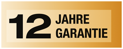 12 Jahre Garantie