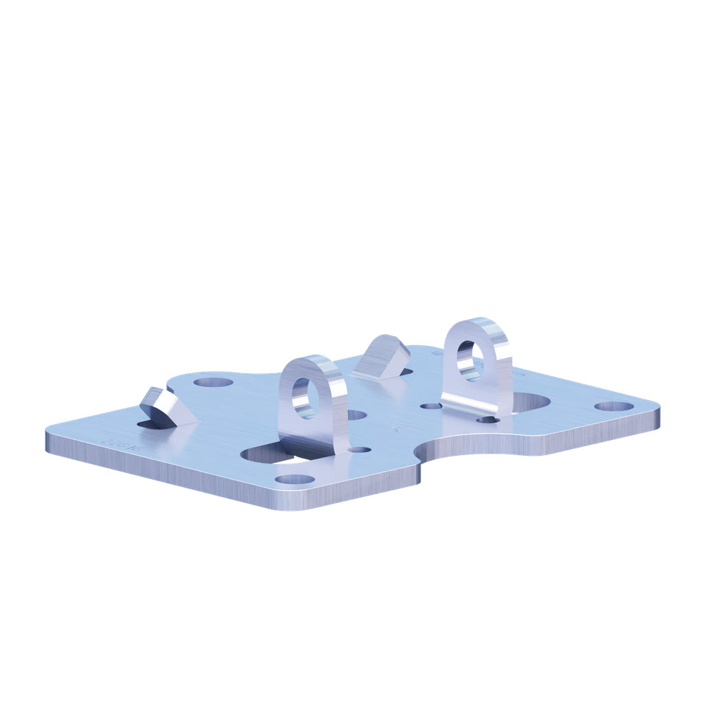 Fußplatten - Set für Palettenregal-Stützrahmen, Stützentyp P4