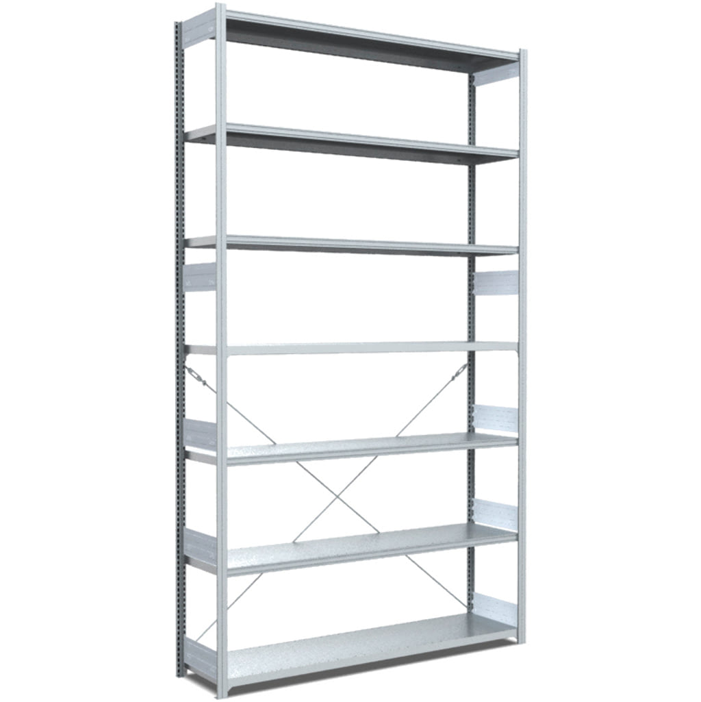 Fachbodenregale Typ M - Fachlast 200 kg Tiefe 400 mm