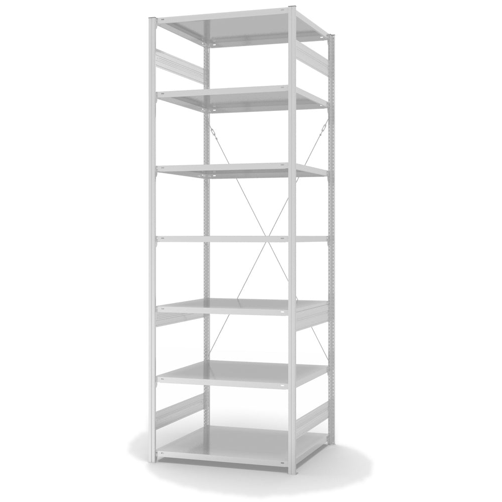 Antibakterielles Fachbodenregal Grundregal