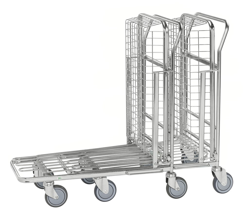 Einkaufswagen aus Edelstahl von Kongamek