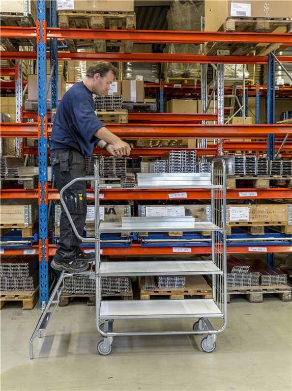 rückenfreundliches Arbeiten mit dem Bordwagen von Kongamek