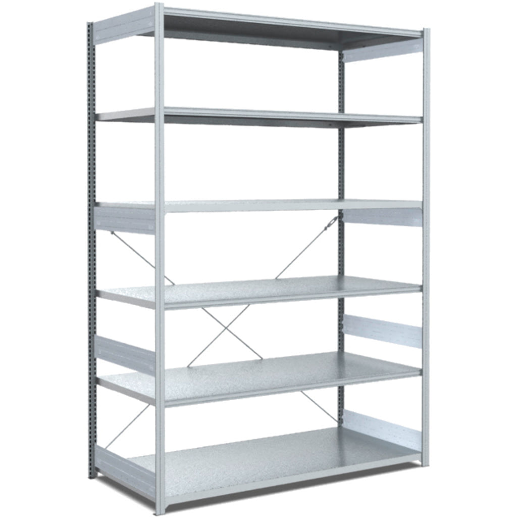 Fachbodenregale Typ M - Fachlast 200 kg Tiefe 800 mm