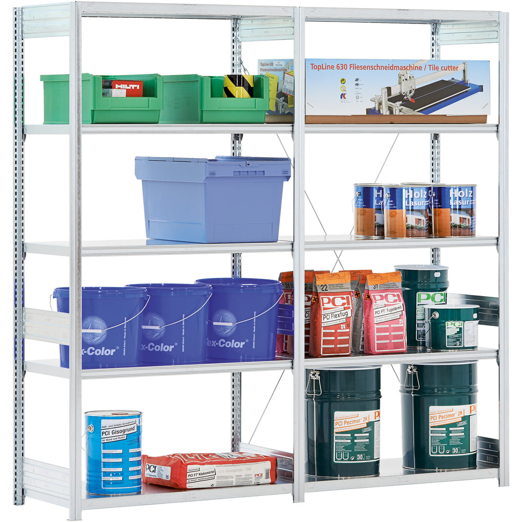 Fachbodenregale Typ M von BITO - Fachlast 200 kg