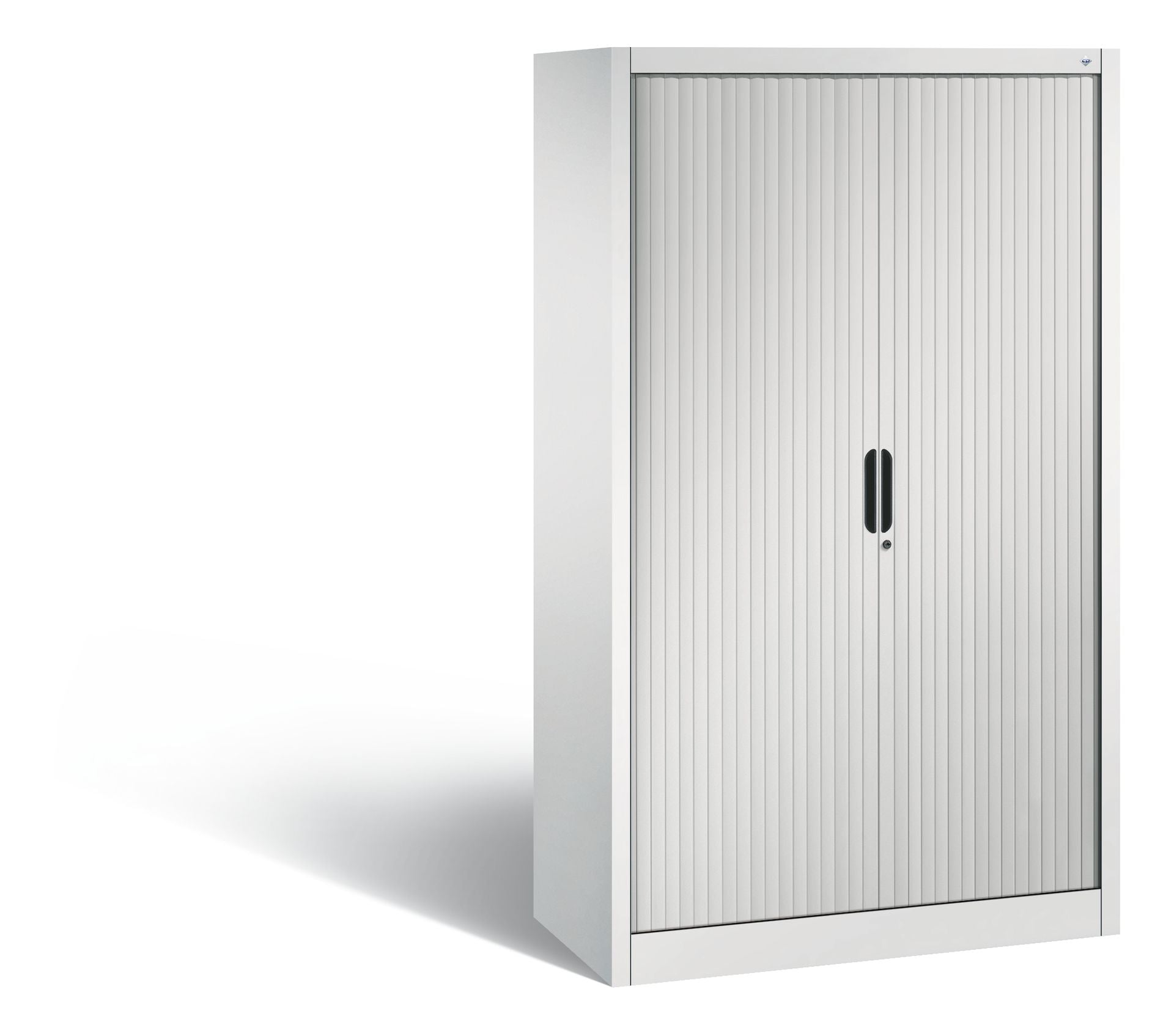 Rollladenschrank Omnispace 1000 mm Außenansicht Lichtgrau